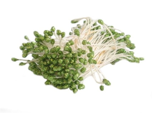 Pręciki brokatowe zielone.jpg