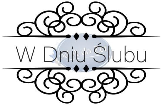 napis W Dniu Ślubu z ornamentem.jpg